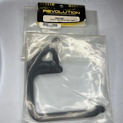 Revolution Heli Helicopter Carbon Fiber Fuel Tank Supports L/R Vigor - Image 1 of 3