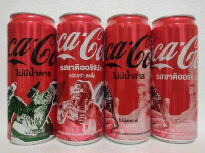 Таиланд кока-колы Санта-Клаус комплект 4 банки 325 мл - Изображение 1 из 4