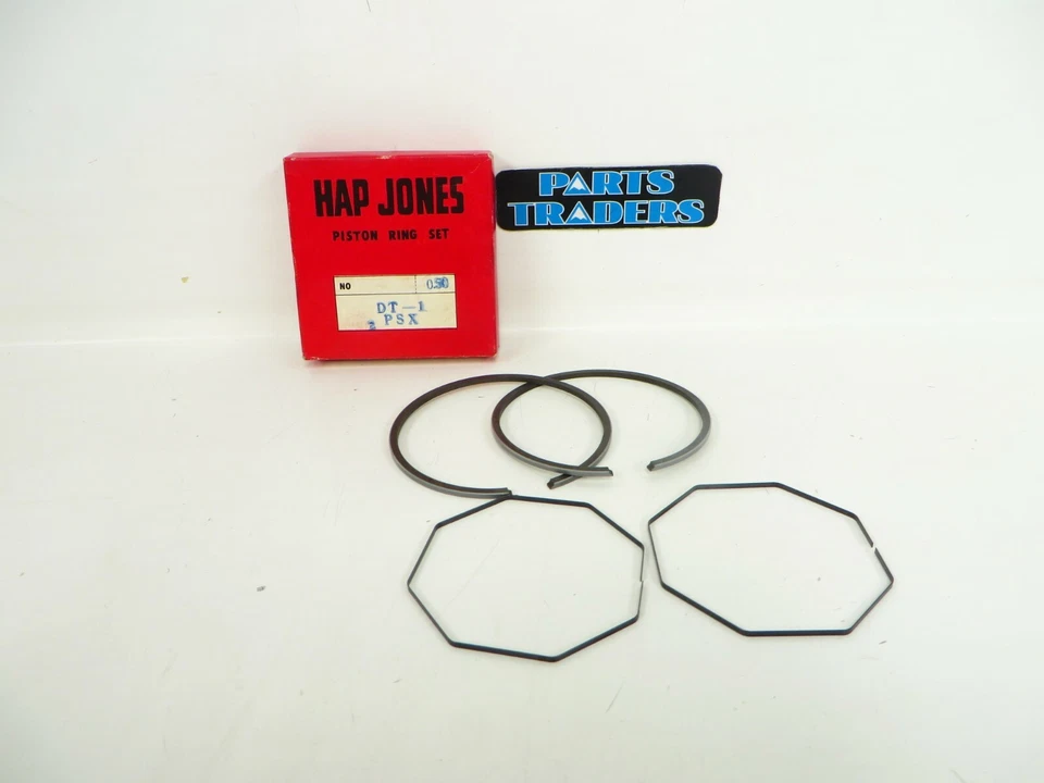 Anillos de pistón Hap Jones .50 Over Bore Yamaha DT1 DT 1 1968 1969 1970 Foto 1 de 1