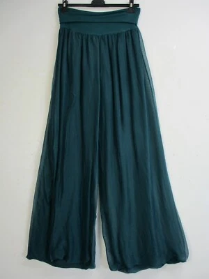 Women's 30% Silk 70% Viscose Palace Pants One Size: Regular & Lus - Image 1 of 4