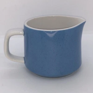 VINTAGE MIKASA MEDITERRANIA "VERGISSMEINNICHT BLAU" Milchkännchen Krug 4995 JAPAN - Bild 1 von 12