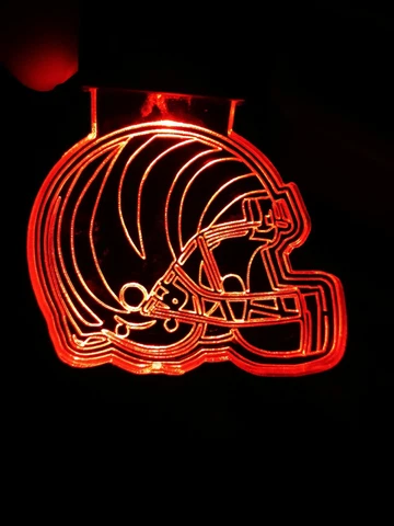 Cincinnati Bengals; Helmet Keychain MADE IN THE USA Cover
