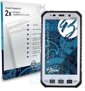 Bruni 2x Protective Film for Panasonic ToughPad FZ-E1, FZ-X1 Screen Protector - Picture 1 of 4