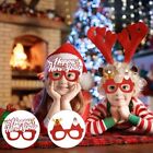 Glasses Christmas Decorative Glasses Santa Claus Eyeglasses Party Decorations