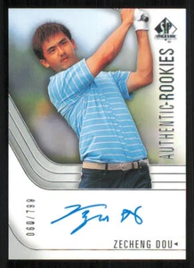 2021 SP Authentic #78 Zecheng Dou AU RC /799 - Picture 1 of 2