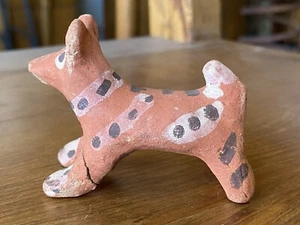 Antico animale 1937 cane COCHITI Isleta?PUEBLO CERAMICA FIGURA NATIVI AMERICANI - Foto 1 di 12