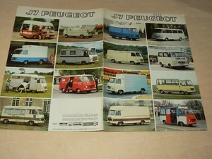 Catalogue Prospectus Fourgon Peugeot J7 Gamme 77 Camion Truck Prospekt Brochure - Picture 1 of 1