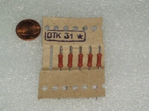 Satz von 5 x 0,5W OMLT Widerstand Russian Made Military Grade NOS - Bild 1 von 6