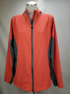 GoLite Womens Water Resistant Jacket Windbreaker Size XL Orange Full Zip Stretch - Picture 1 of 10