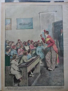 1908 1955 CLOWN CLOWNESSE CHOCHO ELMENOTTI CHOCLAT FOOTIT 8 JOURNAUX ANCIENS - Picture 1 of 8
