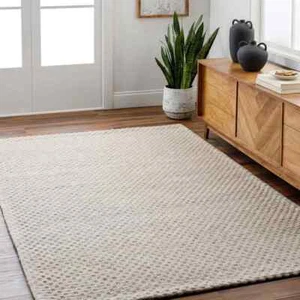 Area Rugs Antiono Cottage Light Beige/Ivory Area Rug - Picture 1 of 10
