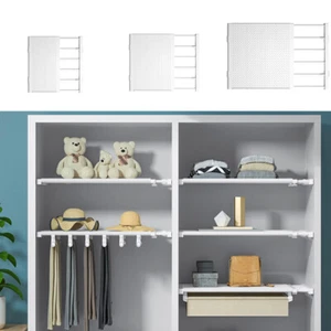 Extendable Adjustable Closet Cupboard Storage Organizer Shelf Divider Rack - Picture 1 of 12