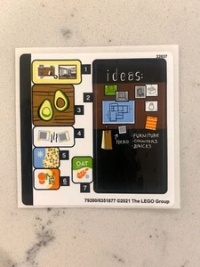 LEGO STICKER SHEET for 10291, Sheet 2, Queer Eye - The Fab 5 Loft New & Genuine! - Picture 1 of 1