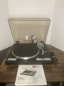 Dual CS 5000 3-Speed Semi-Automatic Belt-Drive Turntable Technica Cart - Great! - Picture 1 of 14