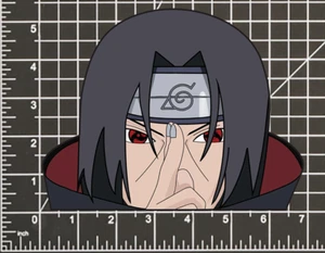 Sasuke Uchiha Naruto STICKER DECAL -Peeker Peeking 2F- 4 Different Sizes - Picture 1 of 5