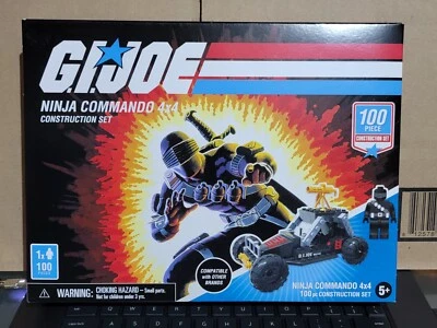 GI Joe 2021 NINJA COMMANDO 4X4 Construction Set with Snake Eyes Forever Clever - Image 1 of 2