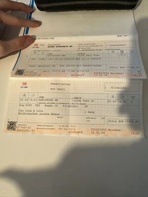 Zugticket - Bild 1 von 2