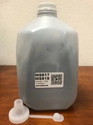 (1kg/1,000g) BULK Toner Refill for Lexmark MS817, MS817n, MS818, MS818n - Image 1 of 3