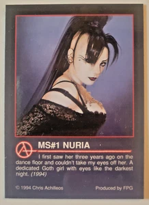 FPG Chris Achilleos NURIA Metallic Card MS#1 1994 - Picture 1 of 2