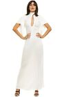 KITX Earth Angel Short Sleeve Gown in White Size 10 AU
