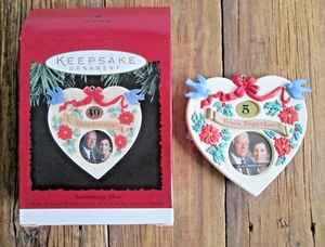 NEU Happy Anniversary Jahr Punze Ornament Foto Halter personalisieren 10. 25. - Bild 1 von 10
