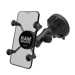 RAM X-Grip Holder Small Twist Lock Suction Cup Mount RAP-B-166-2-UN7 for iPhone - Picture 1 of 4