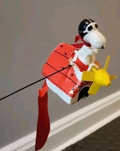 Mattel Snoopy & His Flying Flyin’ Doghouse Vertibird Missing Charlie Brown - Picture 1 of 9