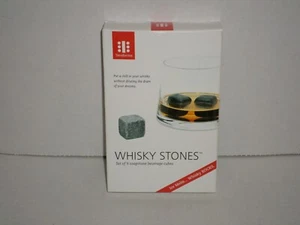 Whiskey Stones Set Of 9 Soapstone Beverage Cubes Teroforma NEW - Picture 1 of 3
