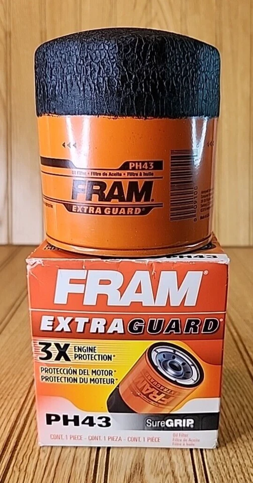 Filtro de aceite genuino FRAM EXTRA GUARD PH43 Foto 1 de 3