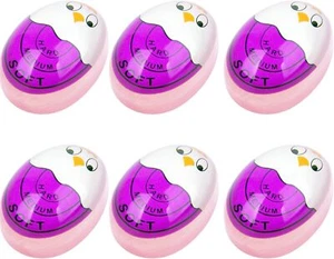Purple Color Changing Egg Timer Premium Heat Resistant BPA Free Kitchen Gadget - Picture 1 of 5