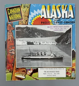 1941 Alaska Canadian National Steamship Ocean Liner SS Prince Rupert & George - Imagen 1 de 7