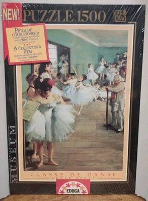 Jigsaw Puzzle 1500 Pieces Educa  Edgar Degas Classe De Dance Museum Series New - Image 1 of 2
