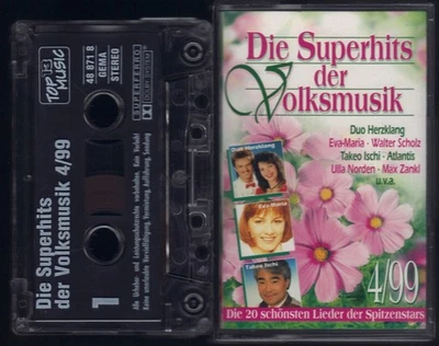 Die Superhits der Volksmusik 4/99 Duo Herzklang Eva-Maria 90er MC Kassette 090 - Bild 1 von 3
