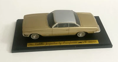 1/43 1961 Cadillac Jacqueline coupe by Pininfarina gold handmade by EMC - Image 1 of 4
