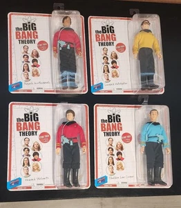 THE BIG BANG THEORY LOT OF 4 STAR TREK 8" Cosplay Figures Unopened New - Picture 1 of 16