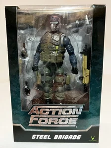 FIGURA DE BRIGADA DE ACERO VALAVERSE ACTION FORCE KICKSTARTER 1:12 PRIMER LANZAMIENTO - Imagen 1 de 3