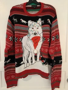 Suéter Blizzard Bay Unisex XL Wolf & Asst Designs Temática Navidad - Imagen 1 de 7