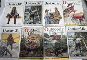 Outdoor Life Magazin 1930 - 8 antike Ausgaben - Bild 1 von 11