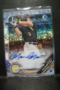 MASON MARTIN 2019 Bowman Chrome Prospects Speckle Refractor AUTO 125/299 Pirates - Picture 1 of 1