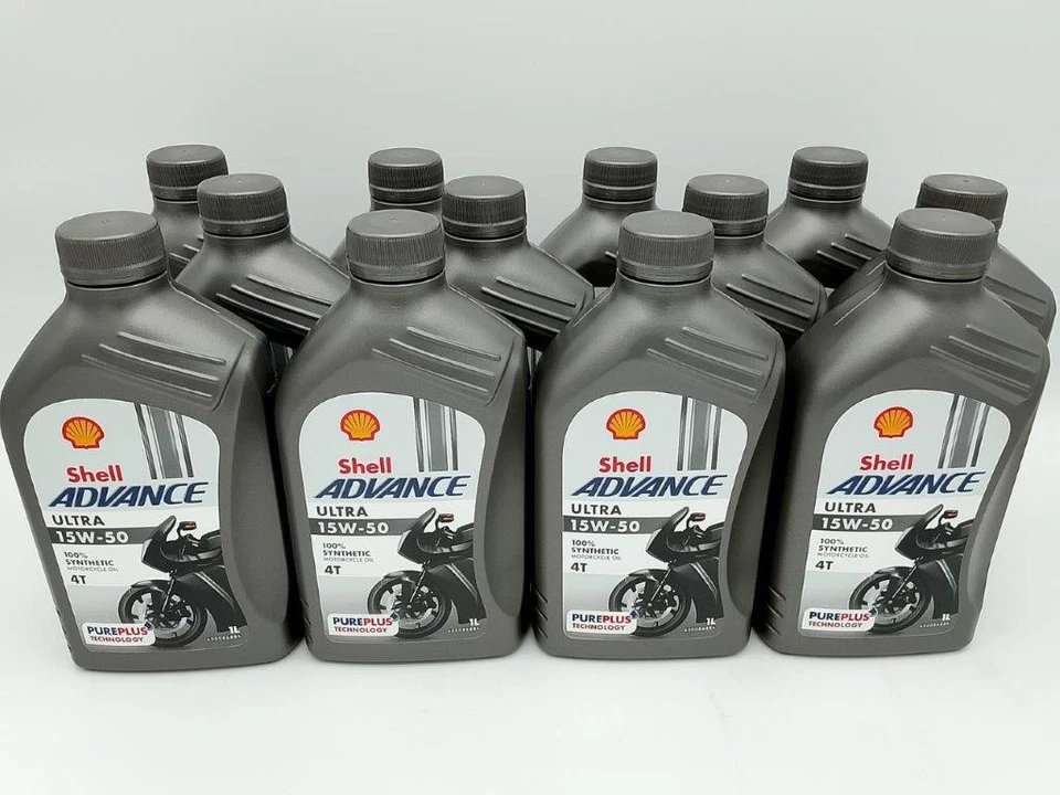 7,70€/l Shell Advance Ultra 4T 15W-50 12  x 1 L - Bild 1 von 1