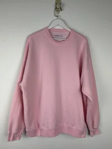 Felpa girocollo Abercrombie & Fitch donna XL pullover rosa - Foto 1 di 3