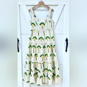 Calypso St. Barth Fan Frond Maxi Fun Dress Size XS - Bild 1 von 11