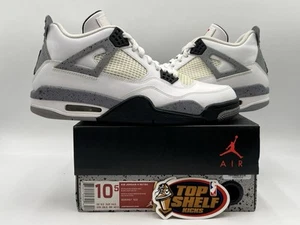 Nike Air Jordan Retro 4 Blanco Cemento 2012 OG Talla 10.5 Auténtico Baloncesto - Imagen 1 de 13