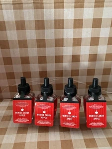 BATH AND BODY WORKS X4 Winter Candy Apple Wallflower Frag Refill Bulbs - Picture 1 of 2