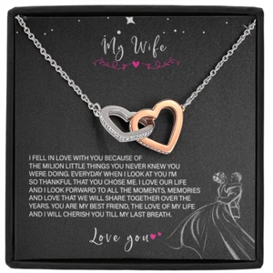 To My Wife Necklace, Romantic Jewelry Gift from Husband, Perfect for Her - Picture 1 of 8