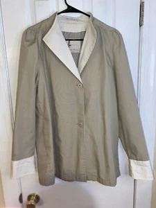 Misty Harbor vintage womens coat 10 Raincoat Beije - Picture 1 of 6