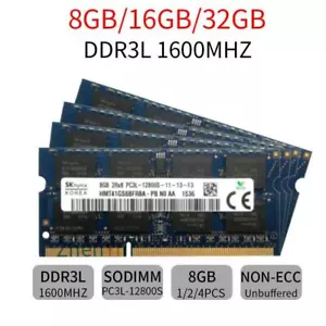 For SKHynix 32GB 16GB 8GB PC3L-12800S DDR3L 1600MHz 204Pin SODIMM Laptop IT Memory - Picture 1 of 15