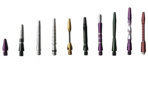 30 Stück Dart Schäfte = 10 Satz Mix Konvolut Alu Darts Schaft Dartschäfte Target - Bild 1 von 5