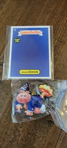 2021 SDCC EXCLUSIVE TOPPS GARBAGE PAIL KIDS ADAM BOOM BOMB ENAMEL PIN AND CARD - Picture 1 of 1