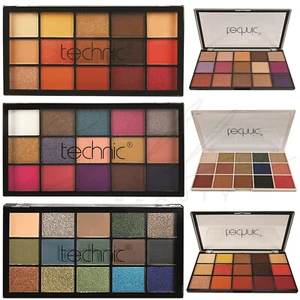 TECHNIC Pressed Pigment 15 Farben Longwear Lidschatten Palette 30g *FARBTON WÄHLBAR* - Bild 1 von 25
